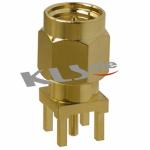 PCB Mount SMA Connector Straight L16.8mm (Plug, Male,50Ω) 