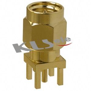 PCB Mount SMA Connector Straight L16.8mm (Plug, Male,50Ω) 