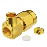 SMA Cable Connector Right Angle (Plug, Male,50Ω) RG-402