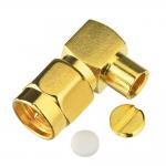 SMA Cable Connector Right Angle (Plug, Male,50Ω) RG-402