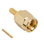 SMA Cable Connector Straight (Plug, Male,50Ω) RG-174, RG-188, RG-316,LMR-100A