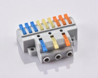 Wire Splice Connectors,For 4mm²,03 in 09 out