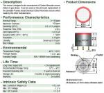 Φ20x16.6mm Electrochemical gas sensors