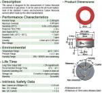 Φ31.5x16.8mm Electrochemical gas sensors